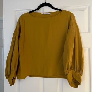Mustard Long Sleeve Top